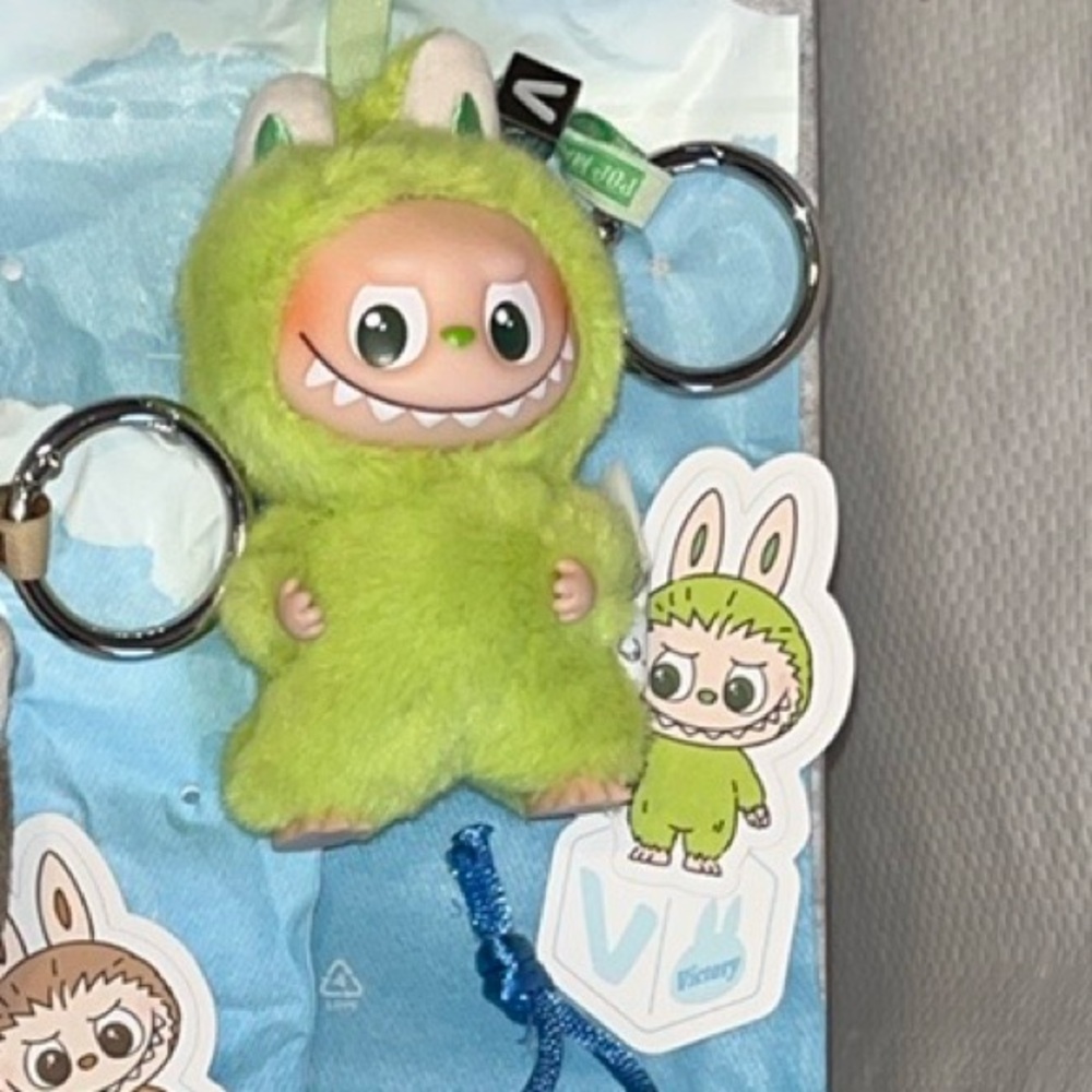 Pop Mart NEW! “Pins for Love” 4inch Monster Labubu Keychain (N-Z Series) - Picture 16 of 17